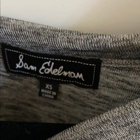 Sam Edelman grey tank top with asymmetrical back - Picture 4 of 4